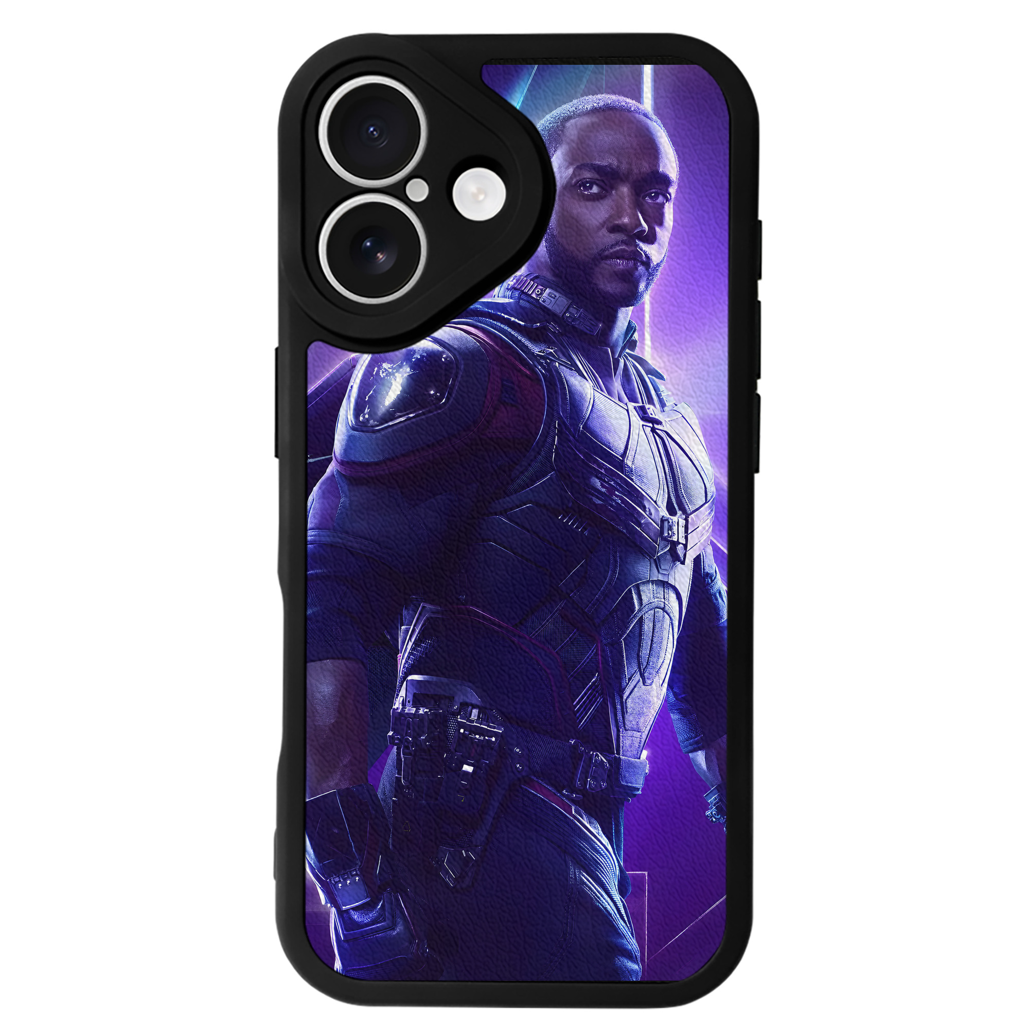 （画像用） アベンジャーズ The Avengers 【iPhone 16シリーズ対応】シリコンスマホケース（レザー調） 材質：シリコン